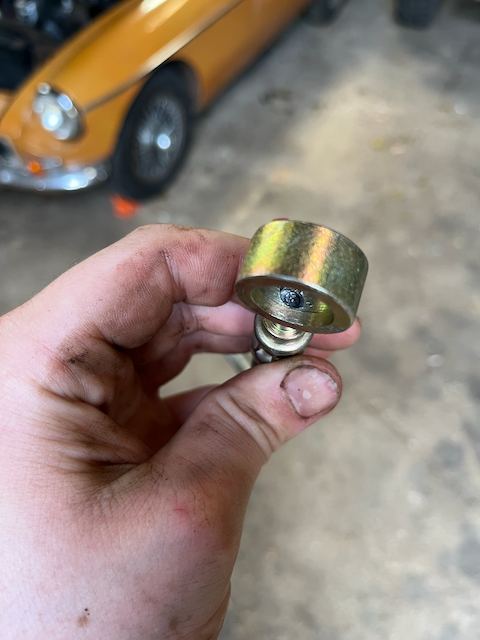 Drilling out the banjo ring